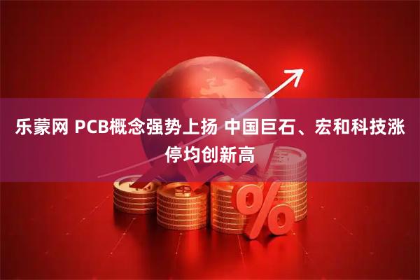 乐蒙网 PCB概念强势上扬 中国巨石、宏和科技涨停均创新高